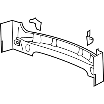 GM 22812403 Rear Body Panel, Lower