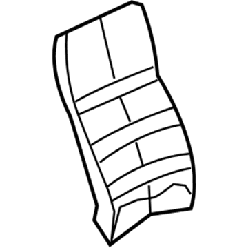 GM 19330714 Seat Back Pad, Front