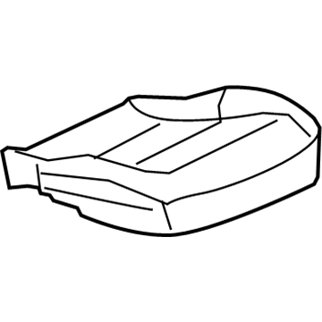 GM 19330709 Seat Cushion Pad, Driver Side