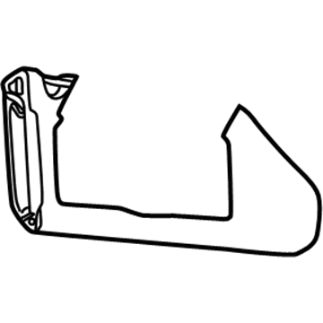 GM 10409528 Sunvisor, Red, Passenger Side