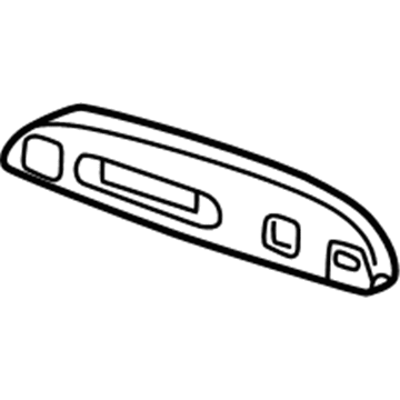 GM 10401623 Courtesy Lamp, Red, Passenger Side