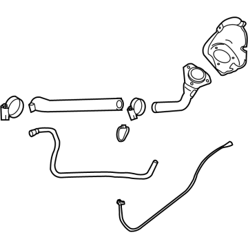 Chevy Silverado 1500 Fuel Filler Hose - 22951211