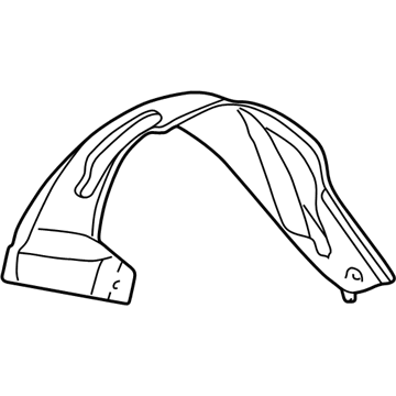 2000 Cadillac DeVille Fender Splash Shield - 25740093