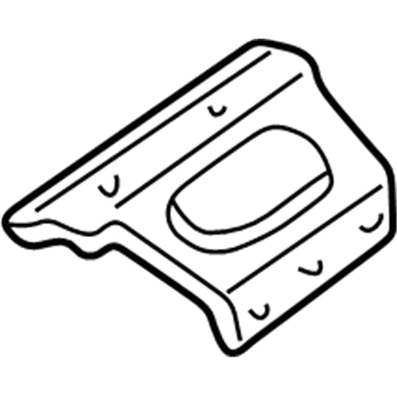 GM 25662848 Lower Reinforcement, Front Passenger Side