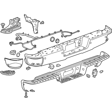 Chevy 84204606 Bumper Assembly