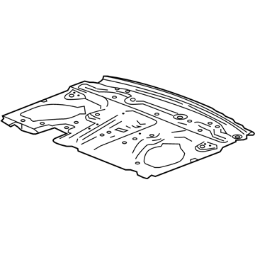 GM 26686074 Package Tray Panel, Rear