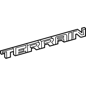 GM 23255004 Nameplate, Front