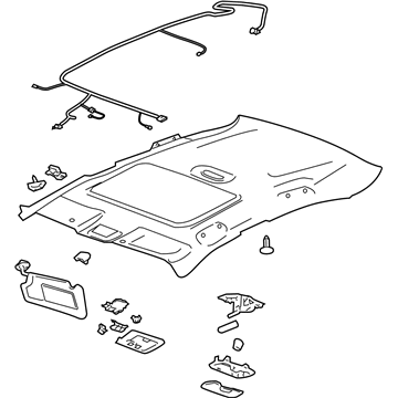 GM 19150026 Roof Panel, Titanium