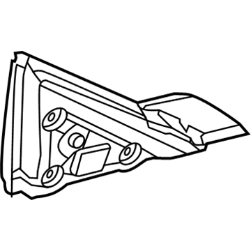 GM 23382865 Mirror Assembly Gasket, Rear Driver Side