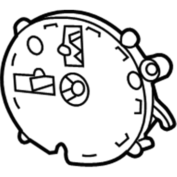 GM 20815191 Mirror Motor