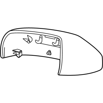 GM 23105595 Mirror Cover, Rear Passenger Side