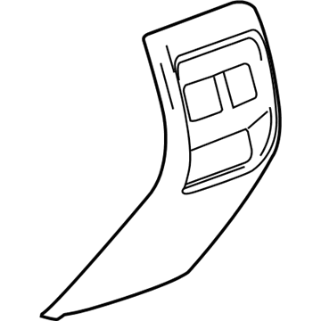 GM 84570223 Rear Panel, Jet Black