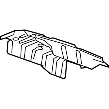Cadillac Exhaust Heat Shield - 84408098