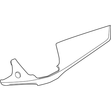 GM 84138188 Trim Panel, Black, Passenger Side