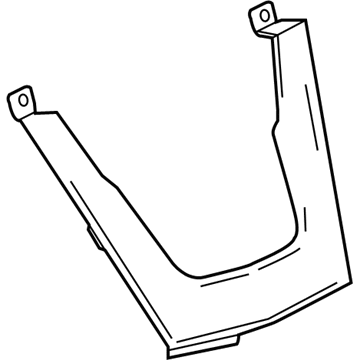 GM 84283618 Trim Panel, Jet Black, Center Lower