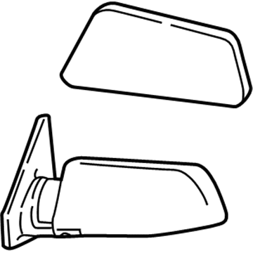 2004 GMC Safari Side View Mirrors - 15757376