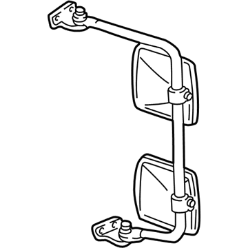 2004 GMC Safari Side View Mirrors - 15589133