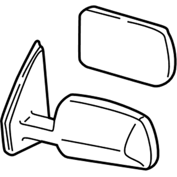 2004 GMC Safari Side View Mirrors - 15757378