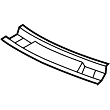 GM 15110125 Windshield Header, Front