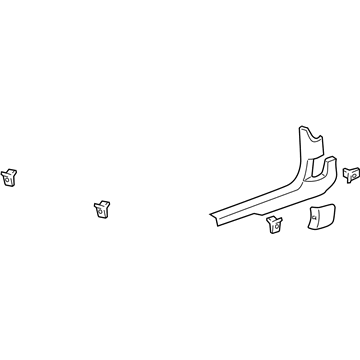 GM 25854211 Carpet Retainer, Front Driver Side
