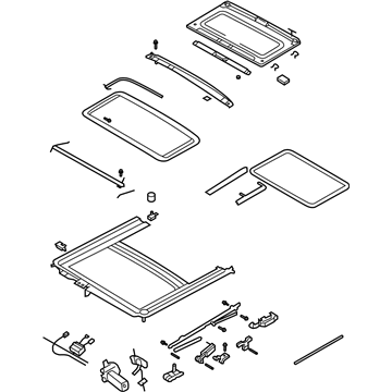 GM 95468976 Sunroof Assembly, Black