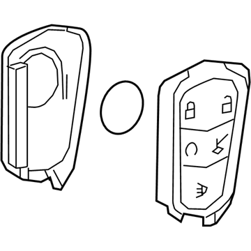 Cadillac 13544052 Transmitter