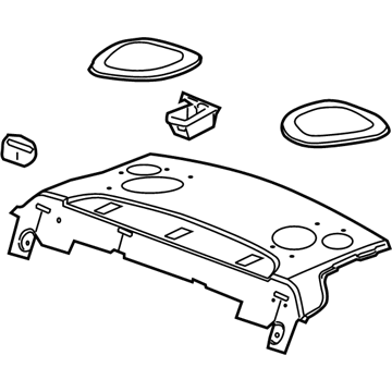GM 15852474 Package Tray Trim, Titanium