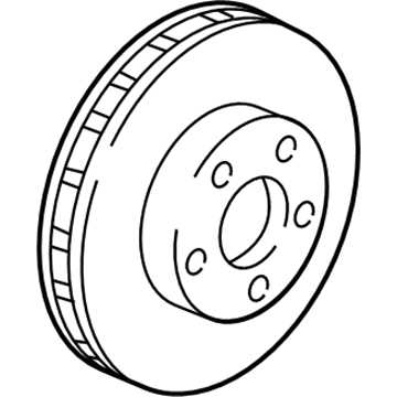Pontiac Aztek Brake Disc - 89047768