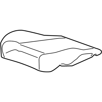 GM 23432777 Cushion Cover, Black, Driver Side
