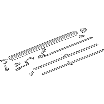 GM 84540920 Step Bar Assembly, Driver Side