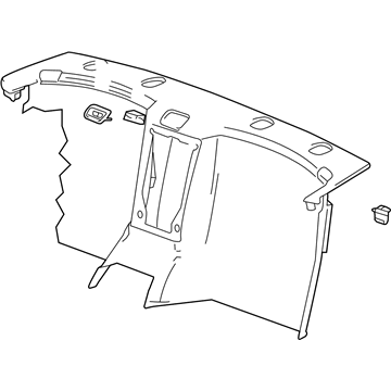 Cadillac 15232023 Back Panel Trim