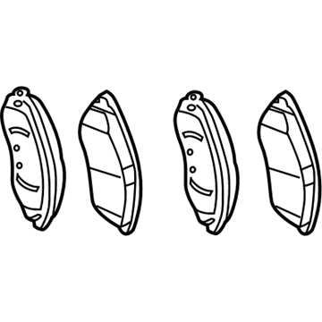 GM 96475176 Brake Pads
