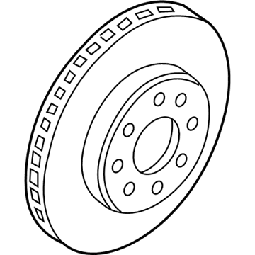 Chevy Spark Brake Disc - 96534660