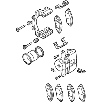 Chevy Aveo5 Brake Calipers - 96475175