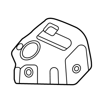 GM 12667988 Converter Shield