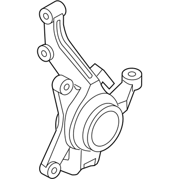 2010 Pontiac G3 Steering Knuckle - 96870492
