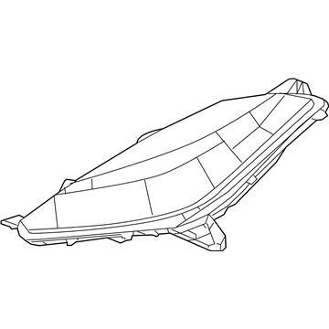 GM 84122622 Lens & Housing, Passenger Side
