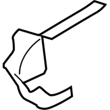 GM 25827442 Latch Cover, Titanium, Front Center Upper