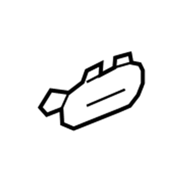 Chevy 22877609 Upper Center Pillar Trim Cap