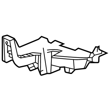 GM 84766380 Lower Bracket, Front Driver Side