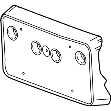 GM 84779365 License Bracket, Front