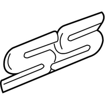 GM 10336980 Nameplate, Rear