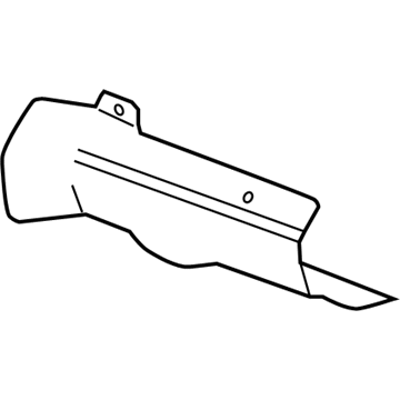 Cadillac Radius Heat Shield - 25991723