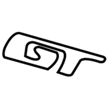 GM 22636906 Nameplate, Gray, Front