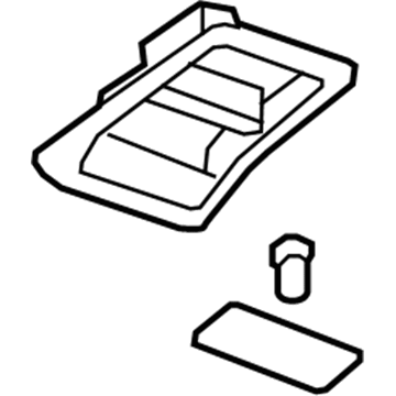 GM 96673794 Reading Lamp Assy, Titanium