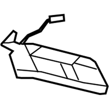 Saturn 84075260 Sunvisor