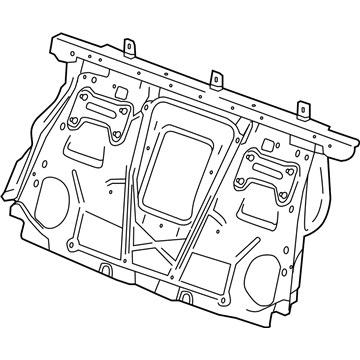 GM 23306250 Seat Back Panel, Rear