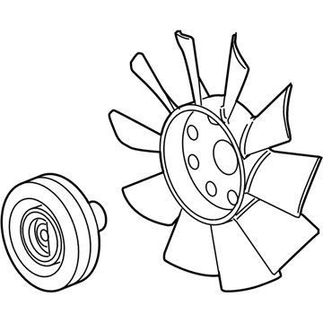 Cadillac 19353836 Cooling Fan