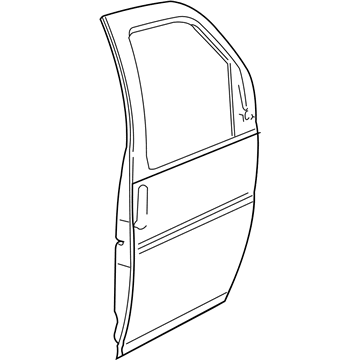 GM 19332323 Door Shell, Driver Side