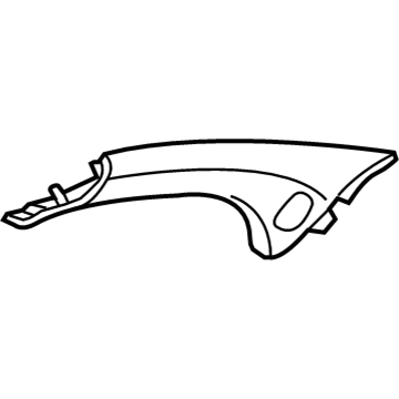 GM 96650210 Windshield Pillar Trim, Black